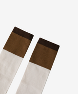 OBER Golf Two Tone Color Block Socks Brown