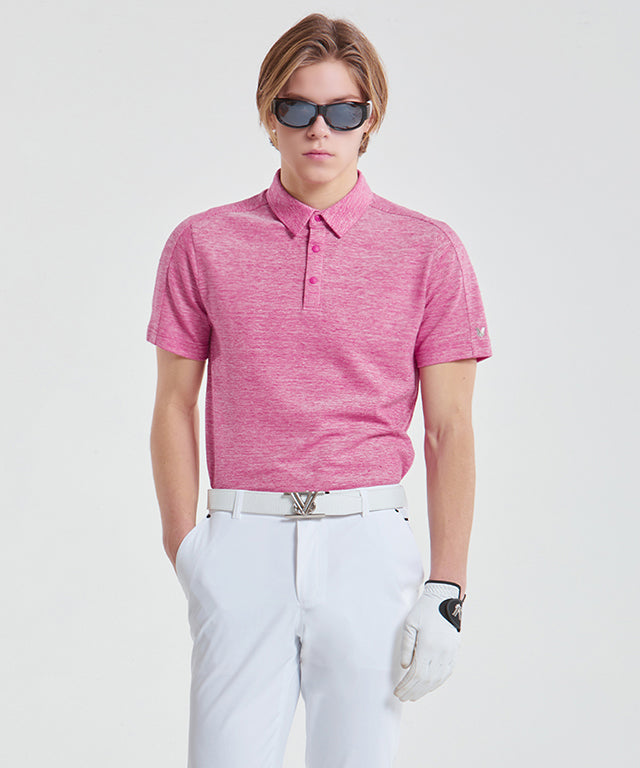 Normandy Linen Collar T-Shirt - Pink