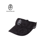 Castelbajac Women's Symbol Pattern Logo Sun Visor - Black