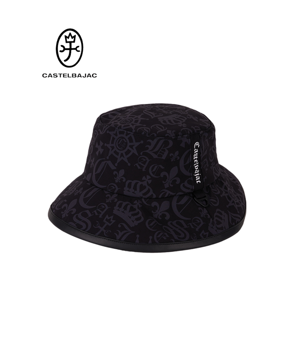 Castelbajac Men's Patterned Padded Bucket Hat - Black