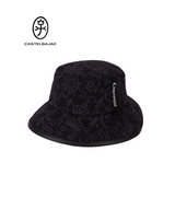 Castelbajac Men's Patterned Padded Bucket Hat - Black