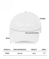 Logo Embroidered Ball Cap Chocolate Brown