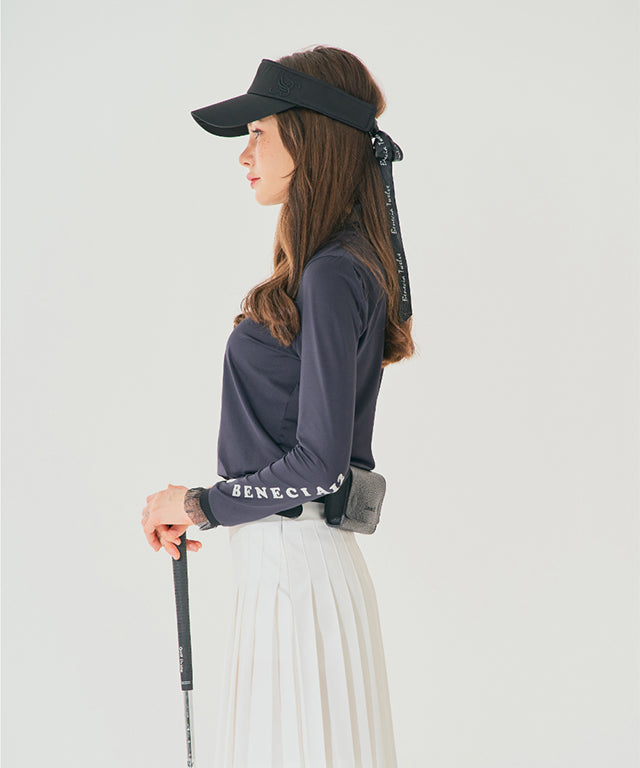 BENECIA 12 Logo Wide Magnet Hip Sack - Black