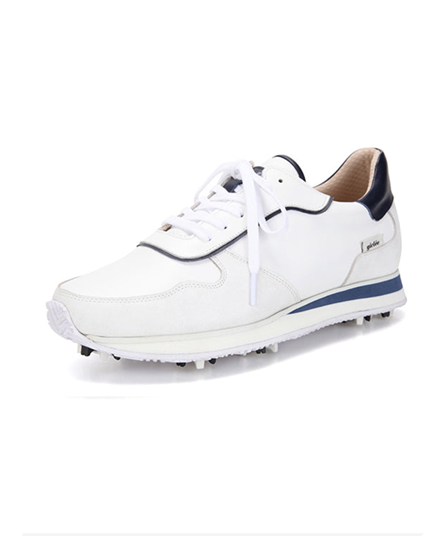 Giclee Unisex Courtyard Premium Leather Golf Shoes - Navy