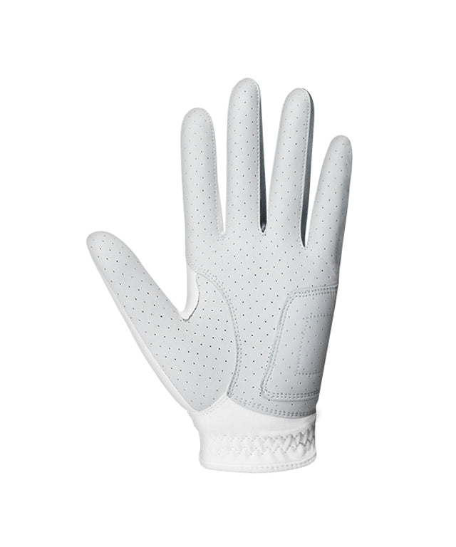 Gmax Half Sheep Skin Golf Glove for men - White