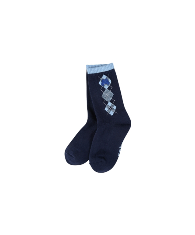 [Pre-Order] Argyle Color Middle Socks - 4 Colors