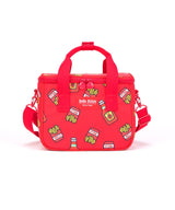 SNILLO STITCH Lunch Bag Shoulder Strap Tomato - Red