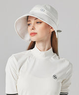 XEXYMIX Golf Field Wide Bucket Hat - White