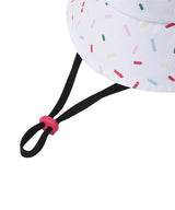 ANEW Sprinkle Donut Pattern Bucket Hat - White