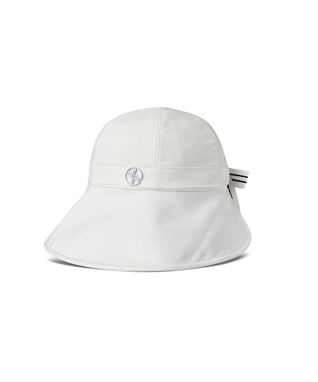 XEXYMIX Golf Field Wide Bucket Hat - White