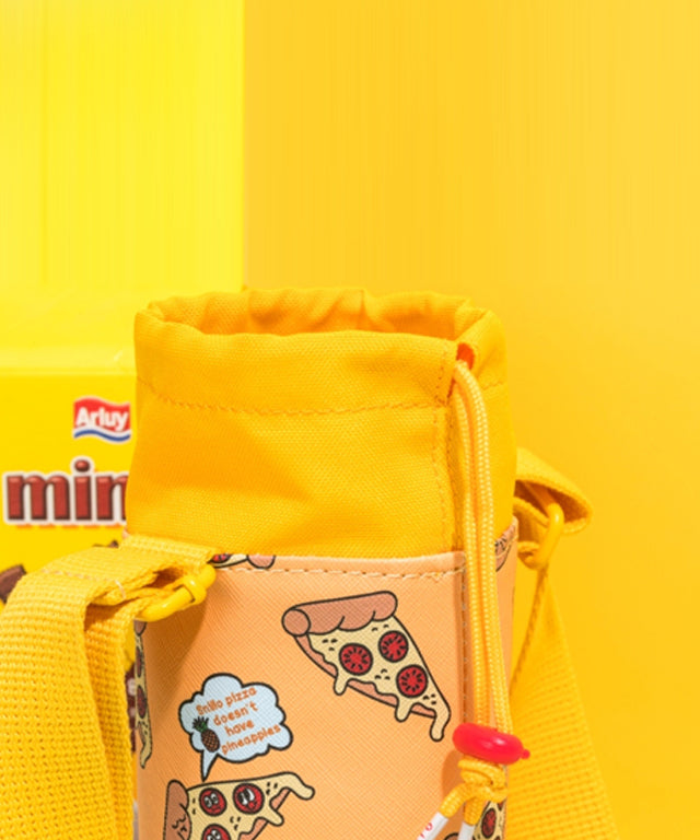 SNILLO STITCH Tumbler Pouch Pizza - Yellow