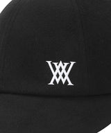 Short Wide Ball Cap - Black