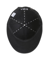 Short Wide Ball Cap - Black