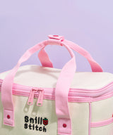 SNILLO STITCH Canvas Picnic Cooler Bag Raspberry - Pink