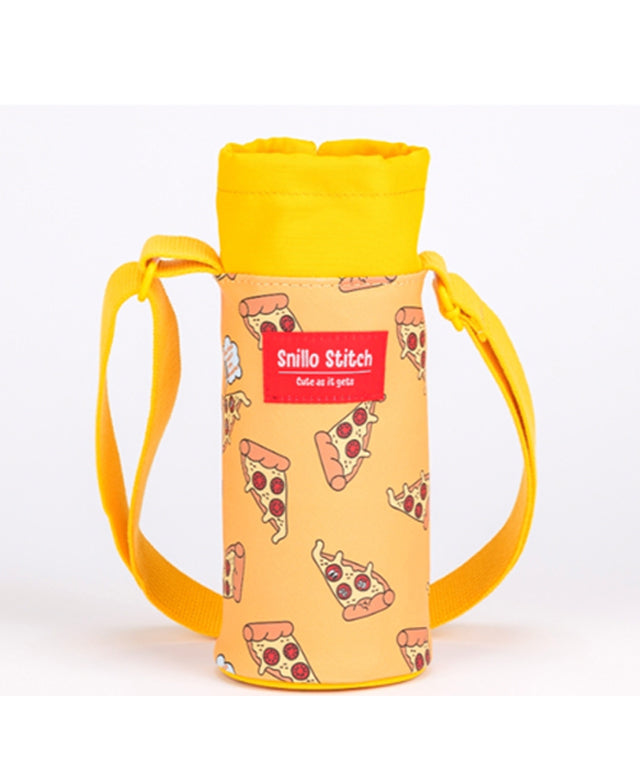 SNILLO STITCH Tumbler Pouch Pizza - Yellow