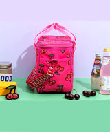 SNILLO STITCH Daily Picnic Cooler Bag Cherry - Hot Pink