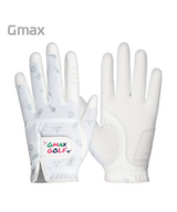 Gmax Women's Mesh Sheepskin Glove- Both hands - White