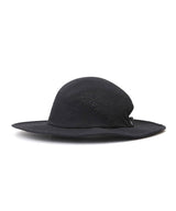 ANEW Embossed Big Brim Perforated Bucket Hat - Black