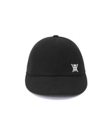 Short Wide Ball Cap - Black