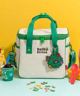 SNILLO STITCH Canvas Picnic Cooler Bag Avocado - Green