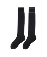 Women's See-Through Knee Socks - Black