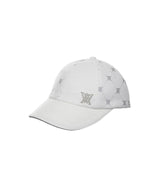 Monogram Wide Ball Cap - White