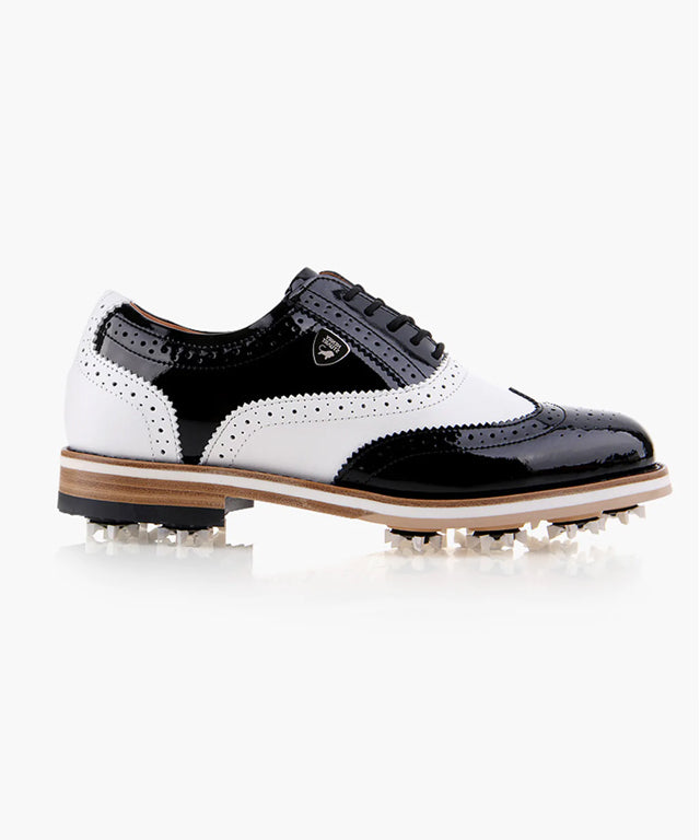 HENRY STUART My Suit Classic Men's/Women's Spike Golf Shoes 102 - Black