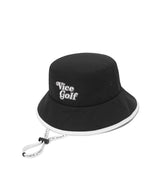 Vice Golf Atelier Typo Logo Bucket Hat - Black