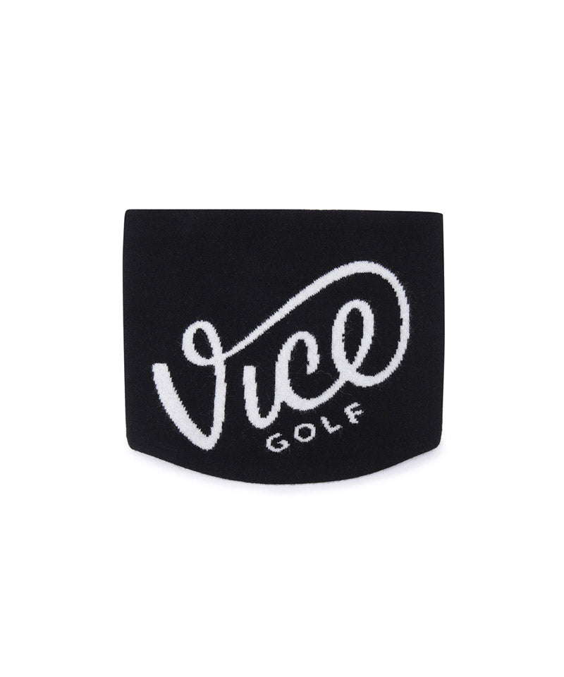 Vice Golf Atelier Logo Jacquard Neck Warmer - Black