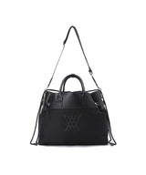 String Boston Bag - Black