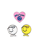 PIV'VEE Caddi'vee & Heart Ball Marker Clip Set - Multi