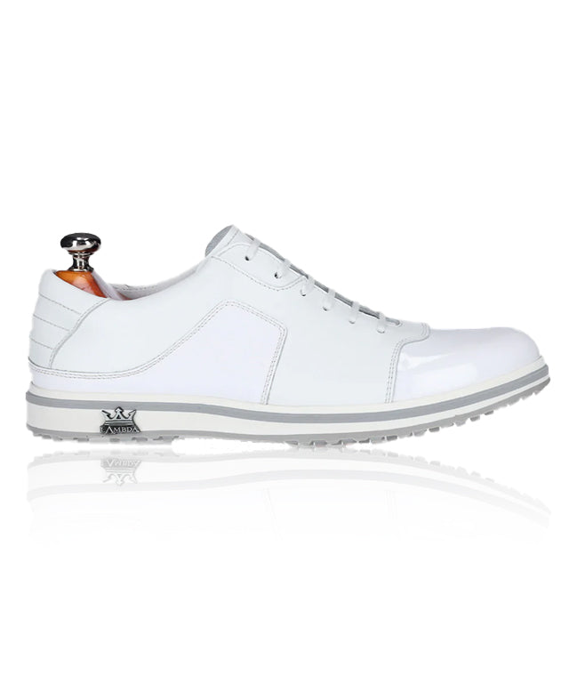Pauda Pauda Blue & White Golf Shoes - Nevermindall – Nevermindall USA