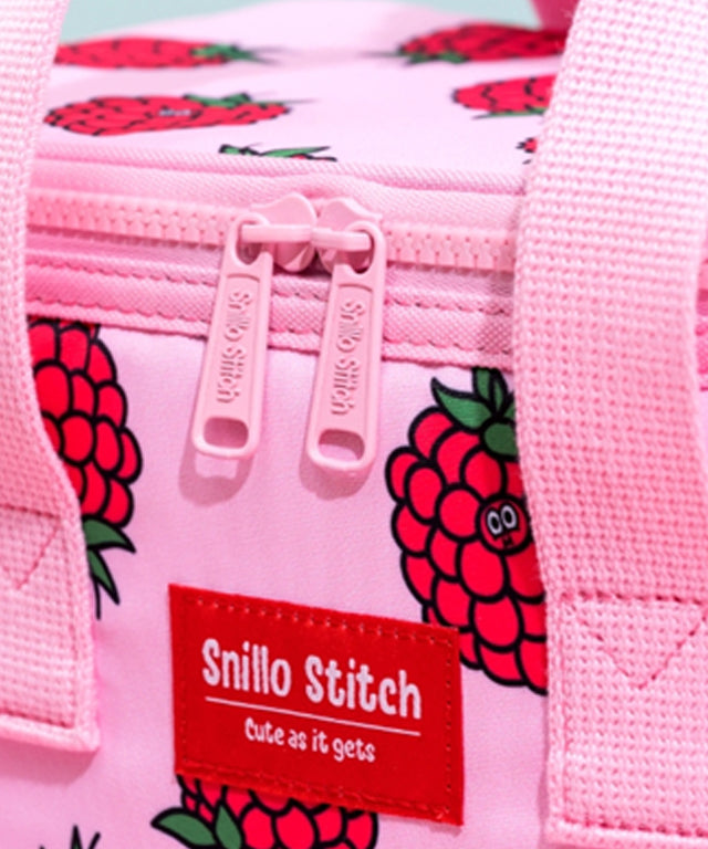 SNILLO STITCH Daily Picnic Cooler Bag Cherry - Hot Pink