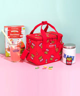 SNILLO STITCH Lunch Bag Shoulder Strap Tomato - Red