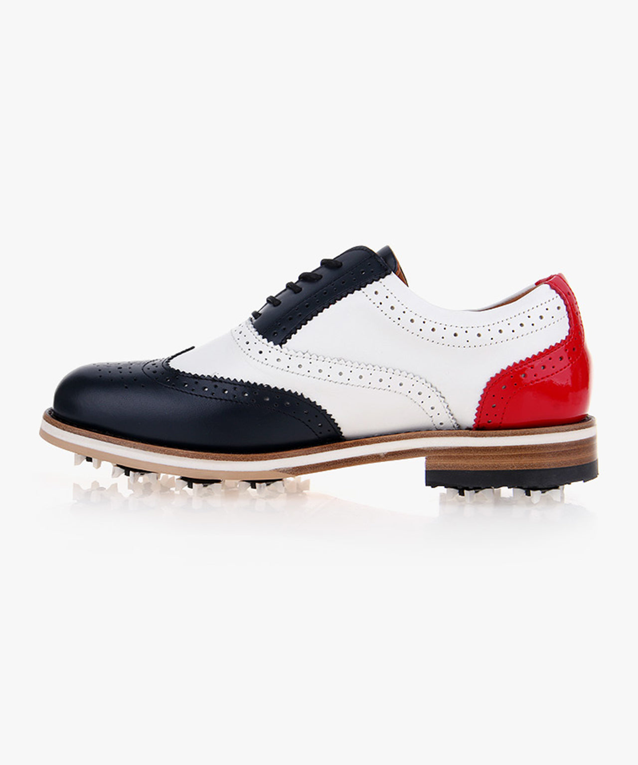 HENRY STUART Mysuit Classic Men's Spike Golf Shoes 105 - Navy