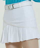 Martini Pleated Skirt - Off- White