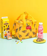 SNILLO STITCH Lunch Bag Shoulder Strap Pizza - Yellow