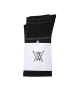 Women's See-Through Knee Socks - Black