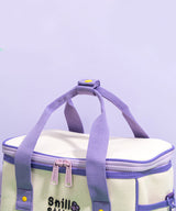 SNILLO STITCH Canvas Picnic Cooler Bag Blueberry - Purple