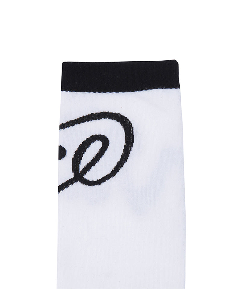 Vice Golf Atelier Women's Big Logo Knee Socks - White