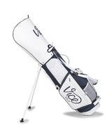 Vice Golf Atelier Pinstripe Stand Bag - White