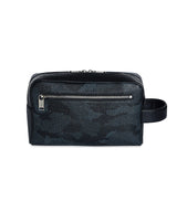 Monster G Italian Genuine Leather Golf & Daily Pouch Camo Black