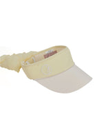 J.Jane Pearl Line Ribbon Suncap - Yellow