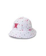 ANEW Sprinkle Donut Pattern Bucket Hat - White