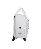 THE MAKE - Rosa Wheels Boston Bag - White