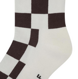 Vice Golf Atelier Checker Crew Socks - Ivory