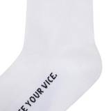 Vice Golf Atelier Aqua Knee High Socks - White