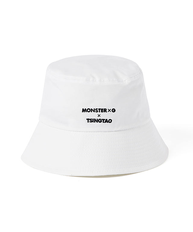 Monster G Golf & Daily Monster Magazine X Tsingtao Character Tao Collaboration Bucket Hat White