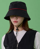 MACKY Golf: Line String Bucket Hat - Black