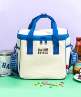 SNILLO STITCH Canvas Picnic Cooler Bag Coke - Blue